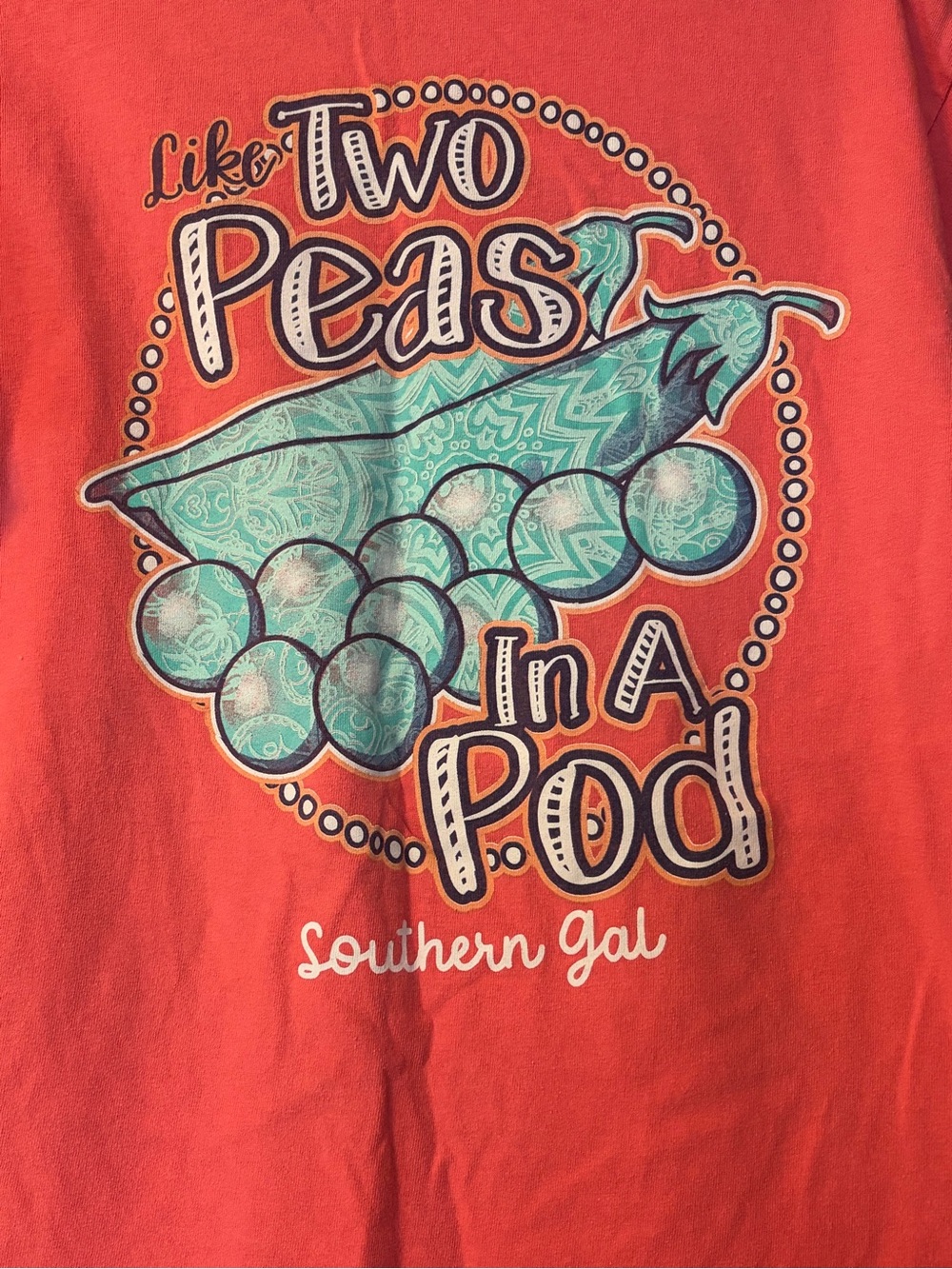 Southern Gal "Two Peas In A Pod" Graphic T-Shirt